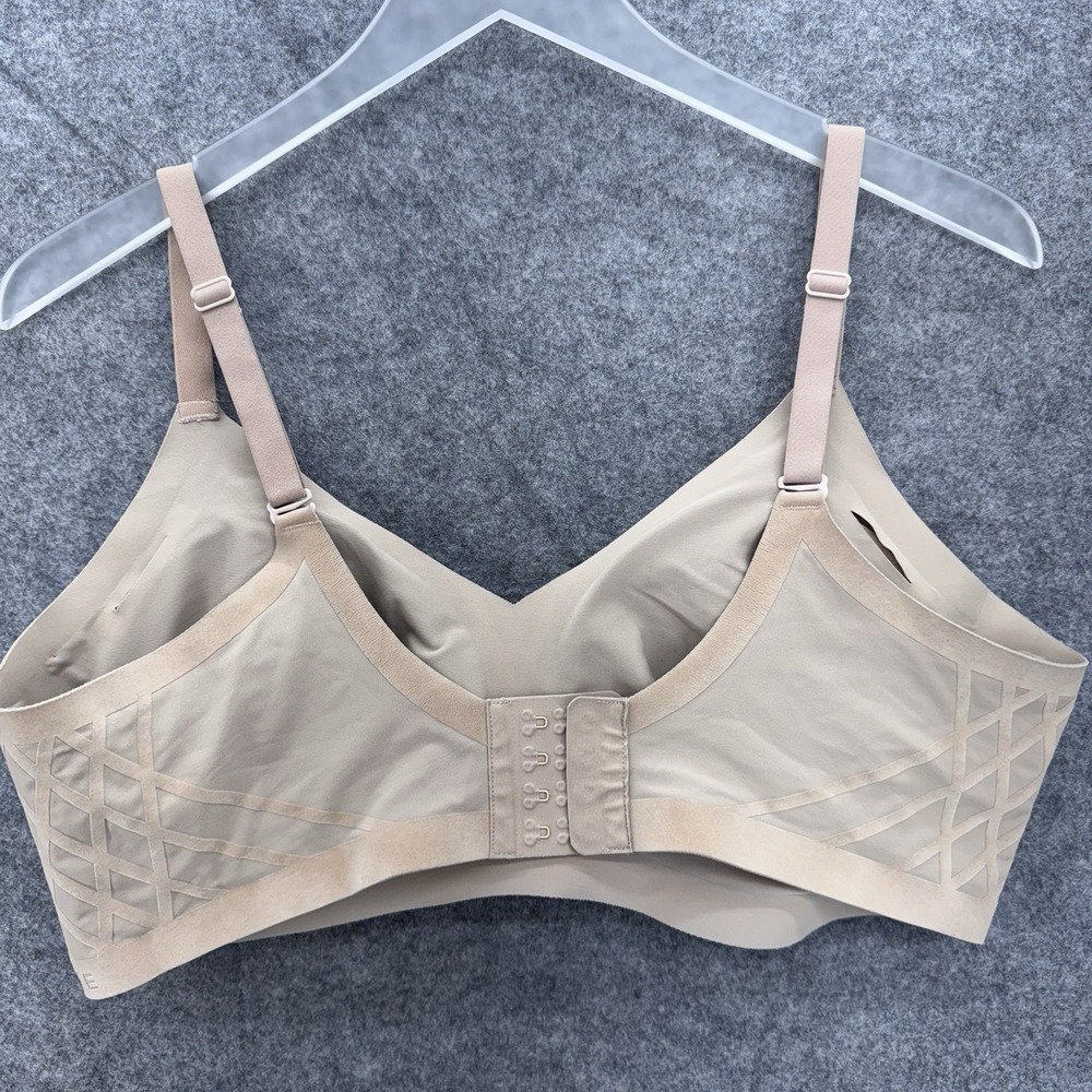 Honeylove Silhouette Bra Size 1X‎ Beige Seamless Wireless Smooth Comfort Support - Picture 9 of 12